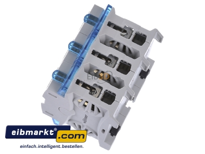 Ansicht oben rechts Whner 31 302 D0-Einbau-Sicherungssockel E14/16A/400V,3pol. 