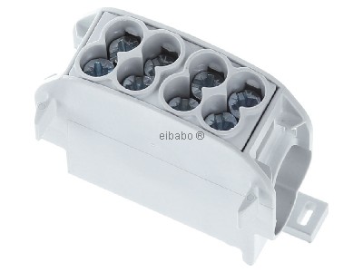 Ansicht oben hinten Weidm�ller WPD 101 2X25/2X16 GY Hauptleitungsabzweigklemme W-Reihe, TS 35 