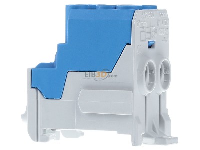 Ansicht rechts Weidm�ller WPD 100 2X25/6X10 BL Hauptleitungsabzweigklemme W-Reihe, TS 35 