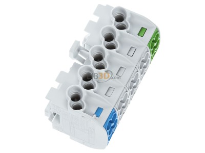 Ansicht oben links Weidm�ller WPD501 2x#1562140000 Hauptleitungsabzweigklemme 252X161XGN/3XGY/1XBL WPD501 2x1562140000