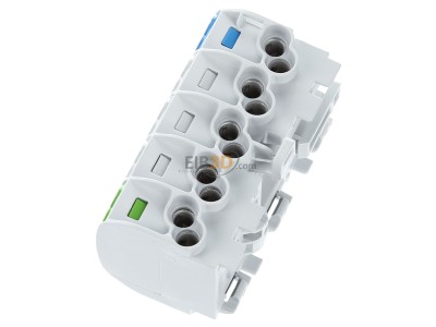 Ansicht oben rechts Weidm�ller WPD501 2x#1562140000 Hauptleitungsabzweigklemme 252X161XGN/3XGY/1XBL WPD501 2x1562140000