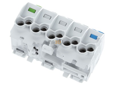Ansicht oben hinten Weidm�ller WPD501 2x#1562140000 Hauptleitungsabzweigklemme 252X161XGN/3XGY/1XBL WPD501 2x1562140000