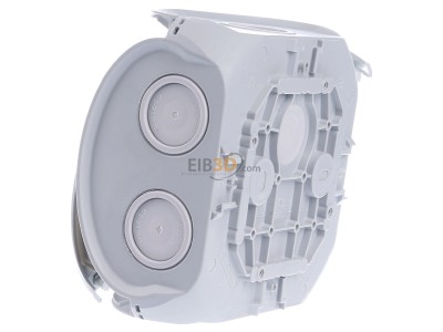 View on the right Hensel DK 0604 G Surface mounted box 130x130mm 
