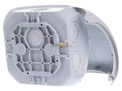 Back view Hensel DK 0604 G Surface mounted box 130x130mm 
