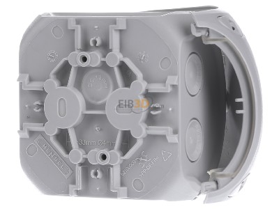 Ansicht hinten Hensel RK 0207 T Reihenklemmenkasten 1,5-2,5qmm, 7 Klemm. 