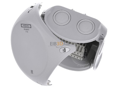 Ansicht oben vorne Hensel RK 0610 T Reihenklemmenkasten 1,5-4qmm, 10 Klemmen 