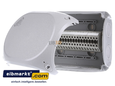 Frontansicht Hensel 4012591125709 Reihenklemmenkasten 1,5-4qmm, 24 Klemmen RK 1024 T
