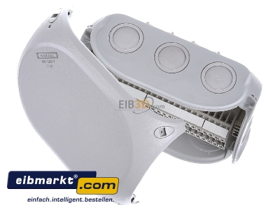 Ansicht oben vorne Hensel 4012591125709 Reihenklemmenkasten 1,5-4qmm, 24 Klemmen RK 1024 T
