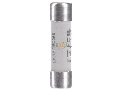View on the left Hager LF310G Cylindrical fuse 10x38 mm 10A 

