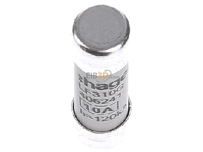 View up front Hager LF310G Cylindrical fuse 10x38 mm 10A 
