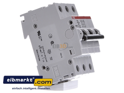 Ansicht links ABB Stotz S&J S203-K63 Sicherungsautomat K,6kA,63A,3P 