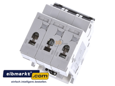 Ansicht oben hinten ABB Stotz S&J S203-K63 Sicherungsautomat K,6kA,63A,3P 