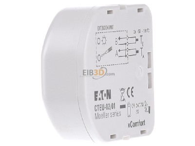 View on the left Eaton CTEU-02/01 Radio temperature input 2-fold, 
