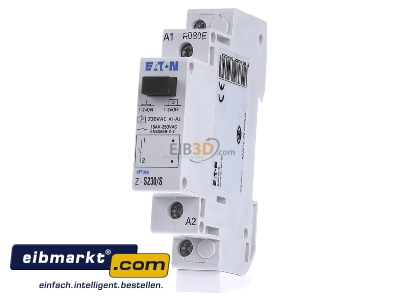 Front view Eaton (Installation) Z-S230/S Latching relay 230V AC 
