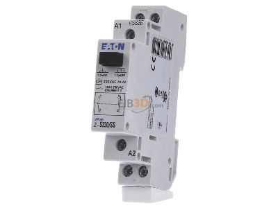 Front view Eaton Z-S230/SS Latching relay 230V AC 
