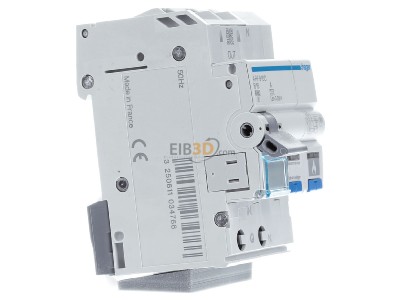 View on the left Hager ARF916D Earth leakage circuit breaker with 
