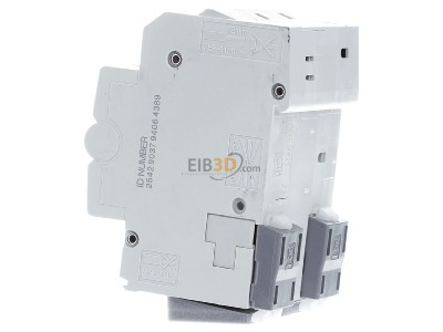 View on the right Hager ARF916D Earth leakage circuit breaker with 
