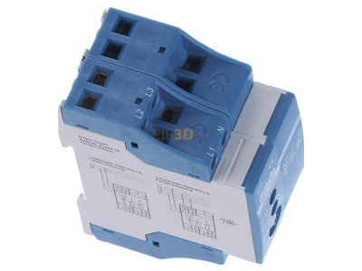 Ansicht oben links Eltako NR12-002-3x230V Netzberwachungsrelais 2W pot.frei 10A/250V 