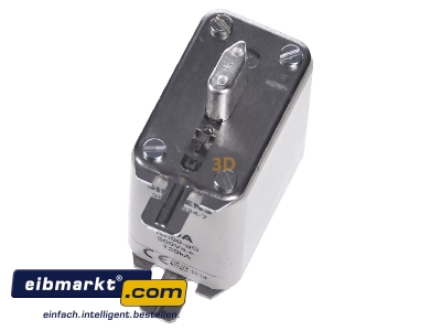 Ansicht oben vorne Siemens Indus.Sector 3NA3824-7 NH-Sicherungseinsatz G00 80A 500AC/250DCV 