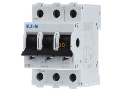 Front view Eaton IS-63/3 Switch for distribution board 63A 
