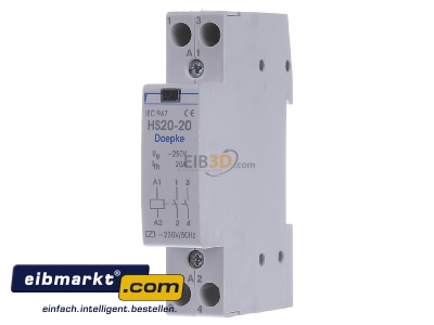 Frontansicht Doepke HS 20-20 230V/50HZ Schtz 2 Schlieer 