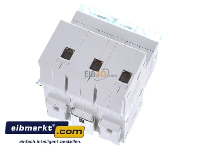 Top rear view Hager HTN363E Selective mains circuit breaker 3-p 63A
