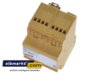 View up front Dehn+Shne BVT RS485 5 Surge protection for signal systems
