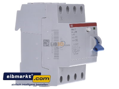 View on the left ABB Stotz S&J F204A-25/0,03li Residual current breaker 4-p 25/0,03A - 
