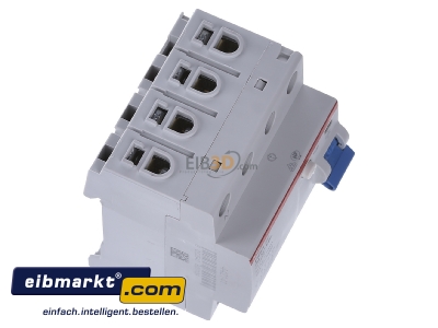 View top left ABB Stotz S&J F204A-25/0,03li Residual current breaker 4-p 25/0,03A - 
