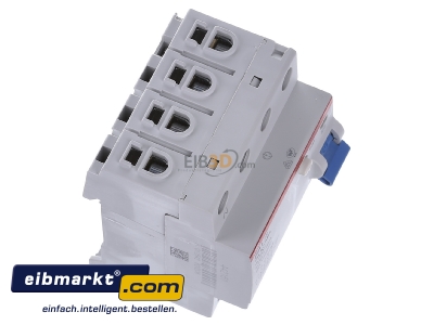 View top left ABB Stotz S&J F 204A-40/0,03li Residual current breaker 4-p 40/0,03A
