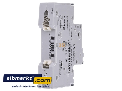 Ansicht hinten Siemens Indus.Sector 5SY6104-7 LS-Schalter C4A,1pol,T=70,6kA 