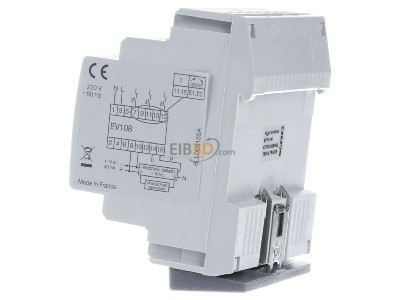 View on the right Hager EV108 Control unit for lighting control 
