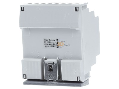 Back view Hager EV108 Control unit for lighting control 
