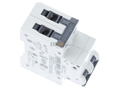 Ansicht oben links Siemens 5SY6206-6 LS-Schalter B6A,2pol,T=70,6kA 