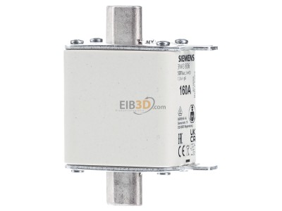 Ansicht links Siemens 3NA3836 NH-Sicherungseinsatz G00 160A 500AC/250DC 