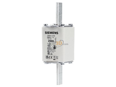 Frontansicht Siemens 3NA3244 NH-Sicherungseinsatz G2 250A 500AC/440VDC 