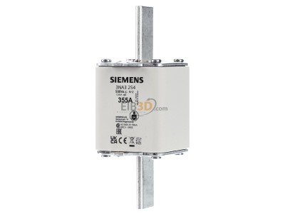 Frontansicht Siemens 3NA3254 NH-Sicherungseinsatz G2 355A 500AC/440VDC 