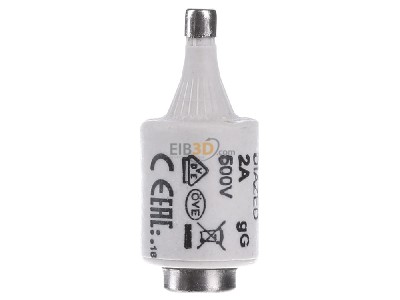 Front view Siemens 5SB211 Diazed fuse link DII 2A 
