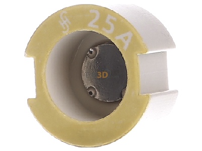 Front view Siemens 5SH316 Diazed screw adapter DII 25A 
