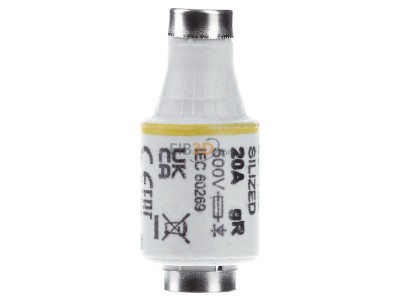 Front view Siemens 5SD430 D-system fuse link DII 20A 
