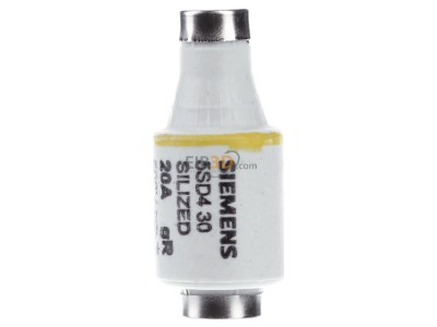 View on the right Siemens 5SD430 D-system fuse link DII 20A 
