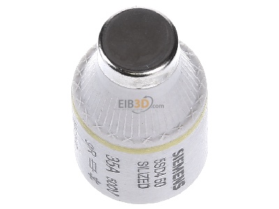 View up front Siemens 5SD450 Diazed fuse link DIII 35A 
