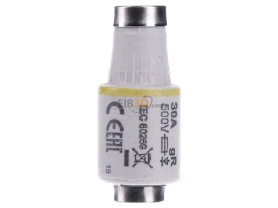Front view Siemens 5SD480 D-system fuse link DII 30A 
