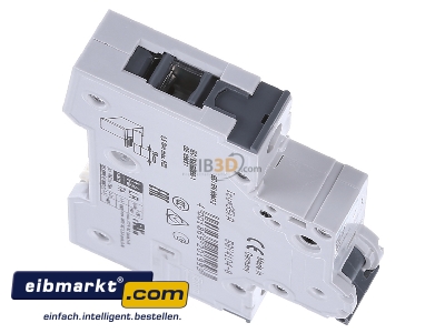 Ansicht oben links Siemens Indus.Sector 5SY4104-8 LS-Schalter 10KA,1p,D,4A,T=70mm 