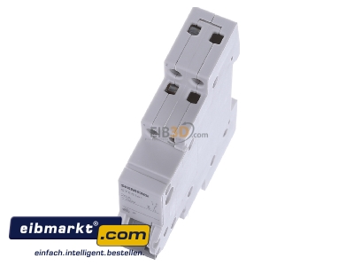 View up front Siemens Indus.Sector 5TE8161 Two-way switch for distribution board
