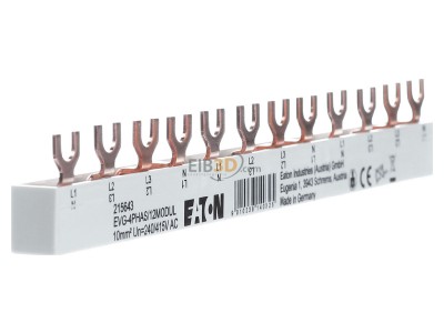 Ansicht links Eaton EVG-4PHAS/12MODUL Sammelschiene Euro-Vario 63A 