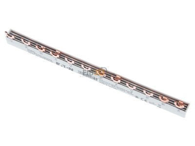 View up front Eaton EVG-4PHAS/12MODUL Phase busbar 4-p 10mm 210mm 
