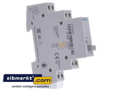View on the left Siemens Indus.Sector 5TE4800 Push button for distribution board
