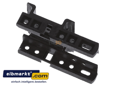 Top rear view Whner 32 947 DIN rail 45mm plastic
