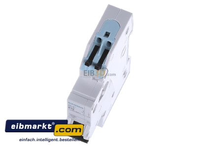 Ansicht oben vorne Siemens Indus.Sector 5SJ6116-6KS LS-Schalter B16A 1pol. T=70 6kA 